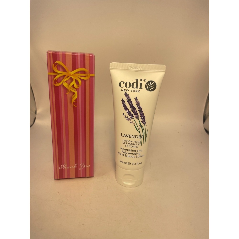 Codi New York Lavender Hand & Body Lotion 3.3 oz Sealed With Box